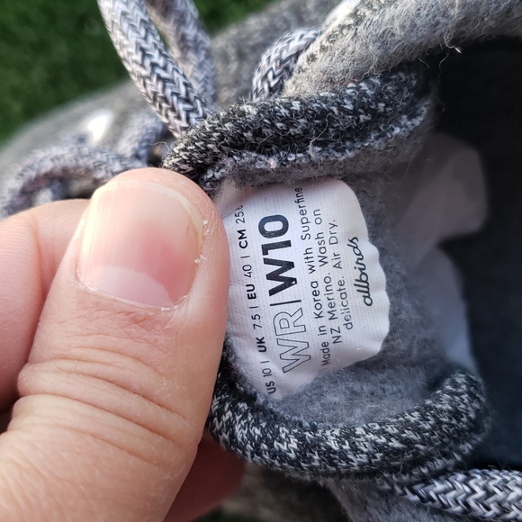 Allbirds Womens Wool Runners Sneakers Size 10 Gray Lightweight Outdoor Comfort - Picture 14 of 15